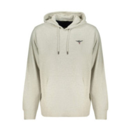SWEAT-SHIRT FERMETURE ÉCLAIR POUR HOMME DE L'ACADÉMIE MILITAIRE, GRIS