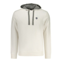 Sweat-shirt zippé blanc pour homme North Sails