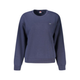 NORVÈGE 1963 SWEAT-SHIRT BLEU À FERMETURE ÉCLAIR POUR FEMME