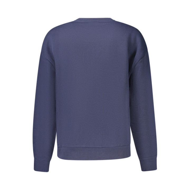 NORVÈGE 1963 SWEAT-SHIRT BLEU À FERMETURE ÉCLAIR POUR FEMME