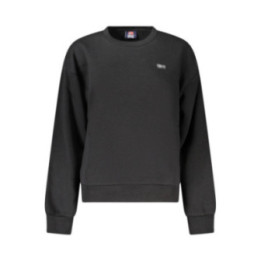 NORVÈGE 1963 SWEAT-SHIRT NOIR À FERMETURE ÉCLAIR POUR FEMME