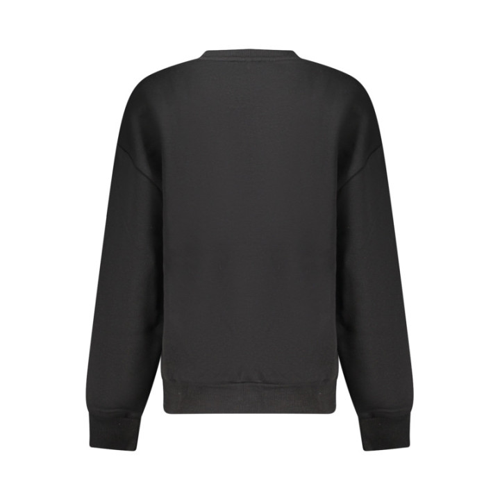 NORVÈGE 1963 SWEAT-SHIRT NOIR À FERMETURE ÉCLAIR POUR FEMME