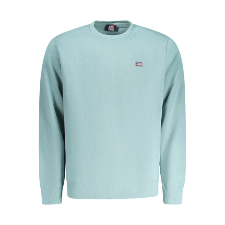 SWEAT-SHIRT FERMETURE ÉCLAIR HOMME NORVÈGE 1963, VERT