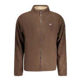SWEAT-SHIRT MARRON À FERMETURE ÉCLAIR POUR HOMME NORVÈGE 1963