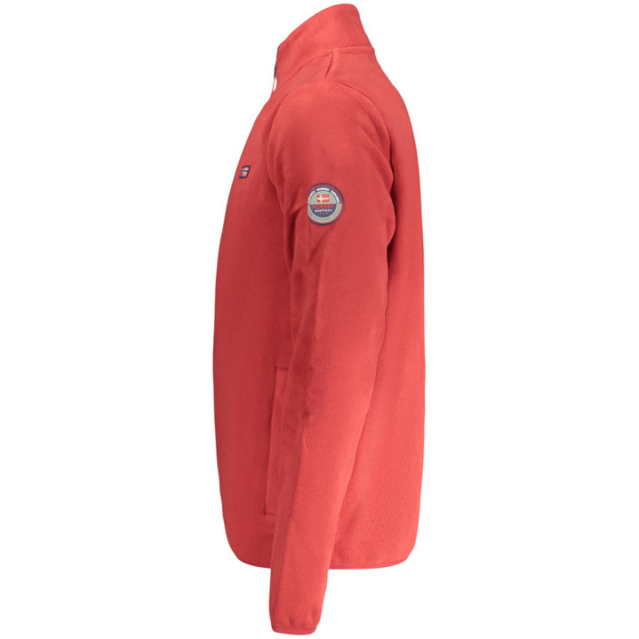 SWEAT-SHIRT ROUGE À FERMETURE ÉCLAIR POUR HOMME NORVÈGE 1963