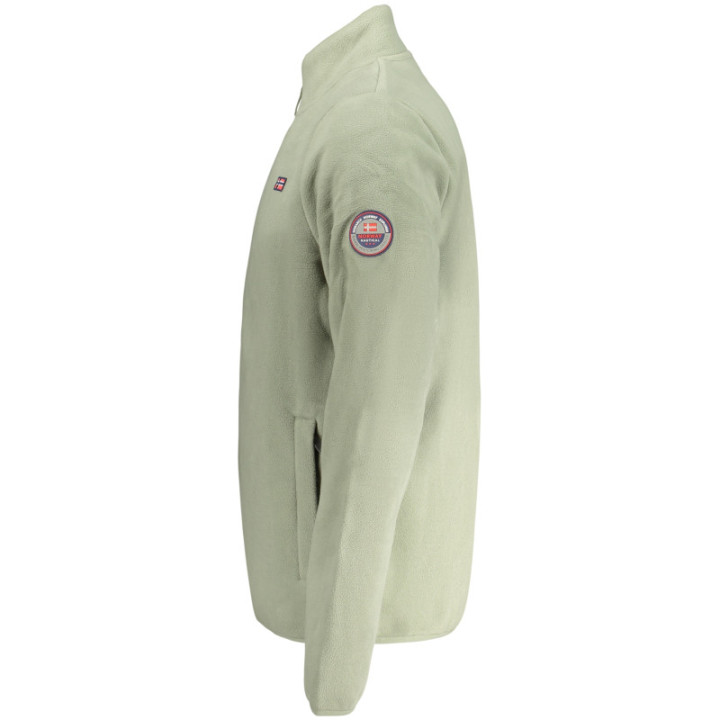 SWEAT-SHIRT VERT À FERMETURE ÉCLAIR POUR HOMME NORVÈGE 1963