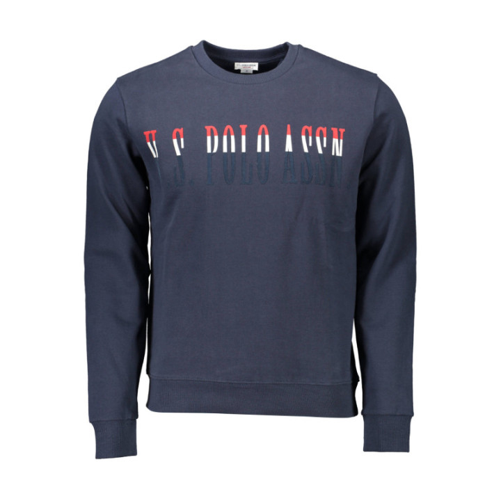 Sweat-shirt zippé bleu pour homme US POLO ASSN.