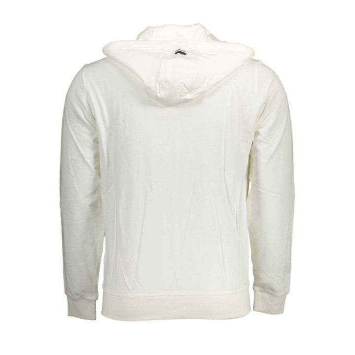 Sweat-shirt blanc zippé pour homme US POLO ASSN.