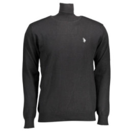 Pull à col roulé noir pour homme US Polo Assn.
