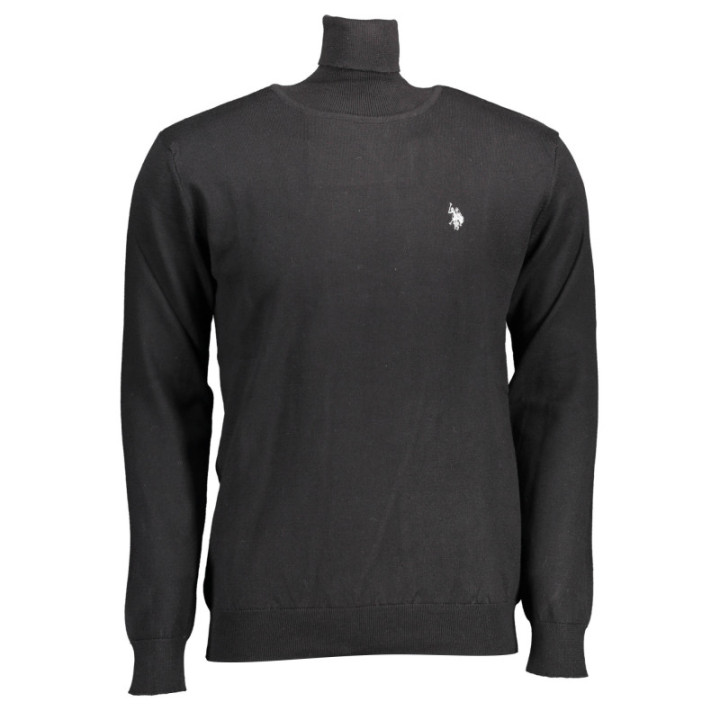Pull à col roulé noir pour homme US Polo Assn.
