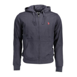 Sweat-shirt zippé bleu pour homme US POLO ASSN.