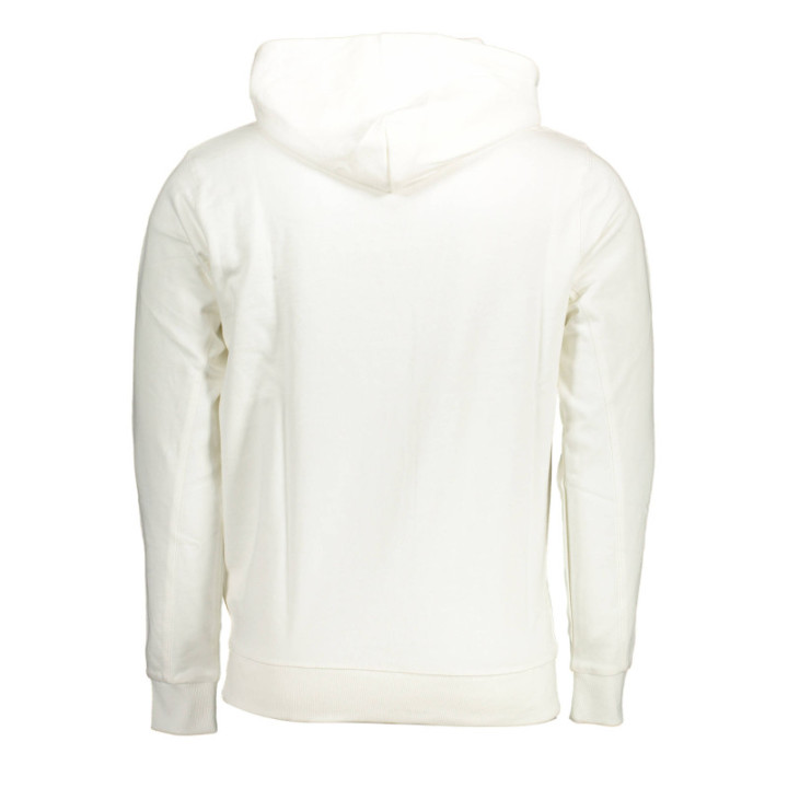 Sweat-shirt blanc zippé pour homme US POLO ASSN.