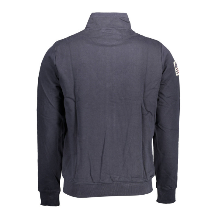 Sweat-shirt zippé bleu pour homme US POLO ASSN.