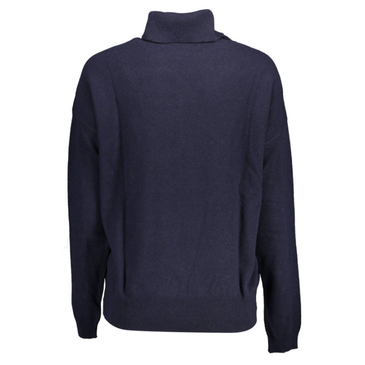 Pull à col roulé bleu pour femme US Polo Assn.