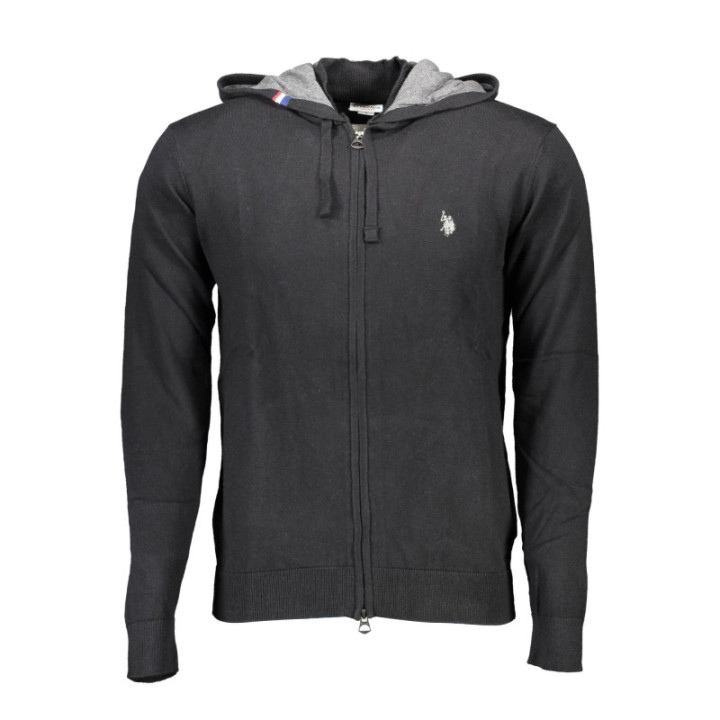 CARDIGAN NOIR POUR HOMME US POLO ASSN.