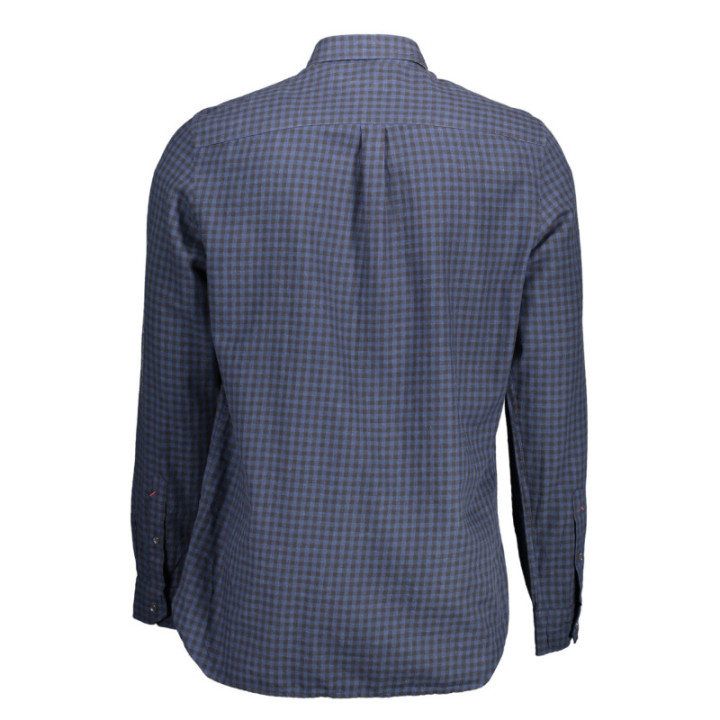 Chemise bleue à manches longues pour homme US POLO ASSN.