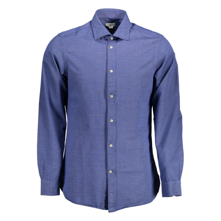 Chemise bleue à manches longues pour homme US POLO ASSN.