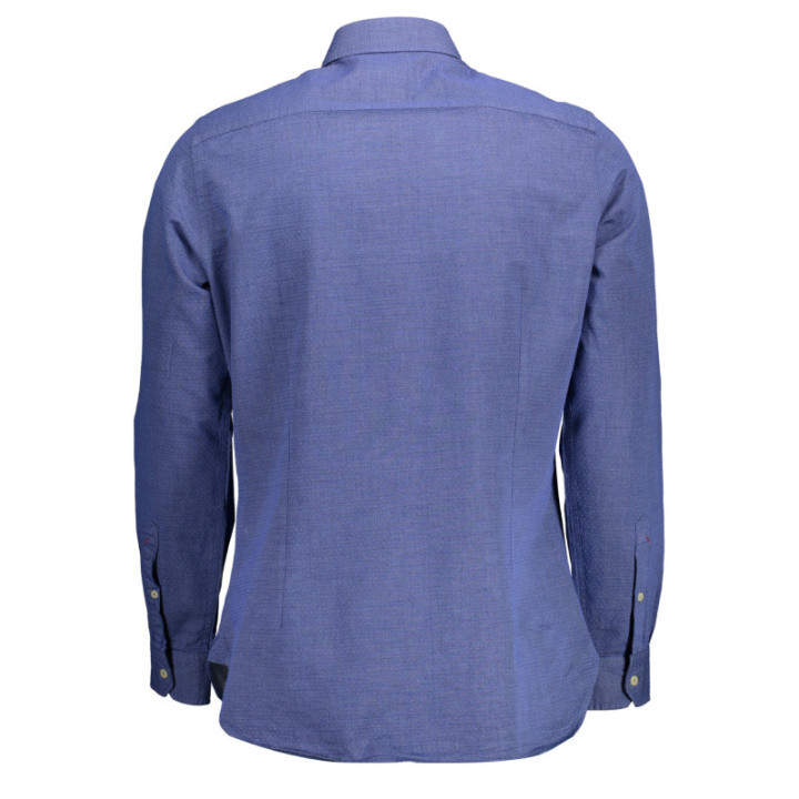 Chemise bleue à manches longues pour homme US POLO ASSN.