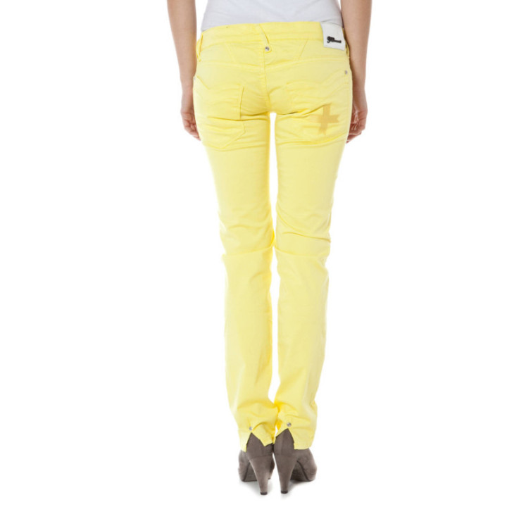 PANTALON FEMME ZUELEMENTS JAUNE