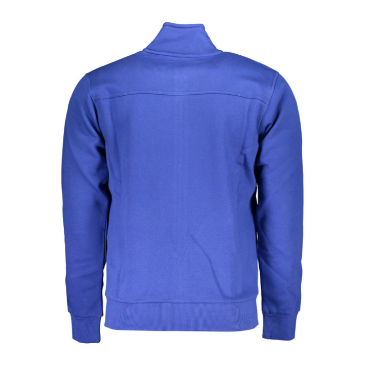 SWEAT-SHIRT BLEU À FERMETURE ÉCLAIR POUR HOMME US GRAND