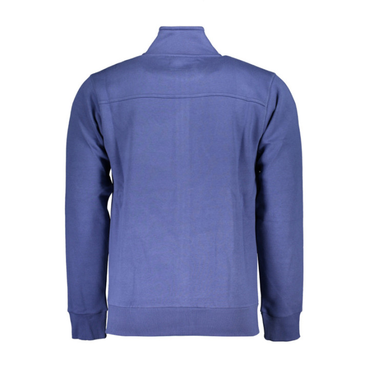 SWEAT-SHIRT BLEU À FERMETURE ÉCLAIR POUR HOMME US GRAND