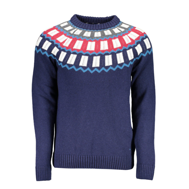 PULL GANT HOMME BLEU