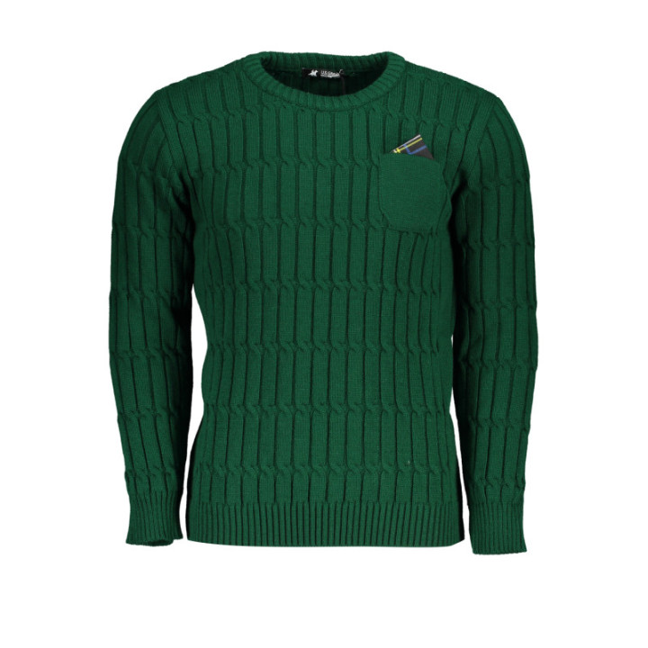 PULL VERT POUR HOMME US GRAND