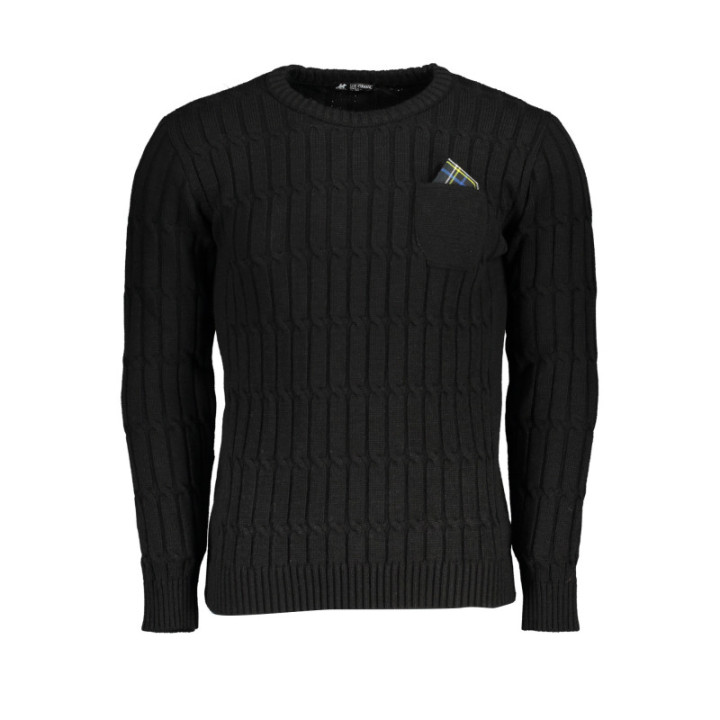 PULL NOIR POUR HOMME US GRAND
