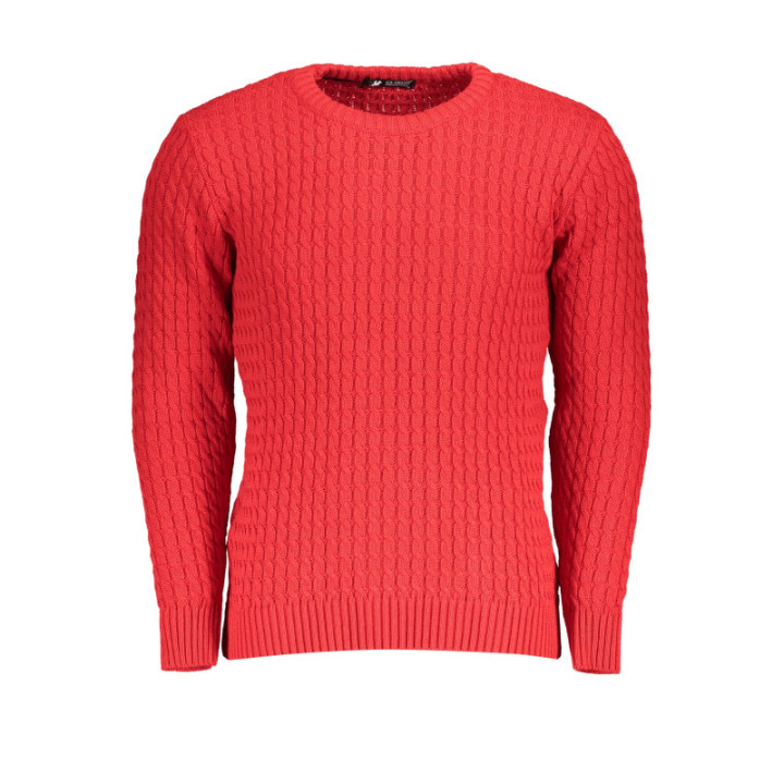 PULL ROUGE POUR HOMME US GRAND