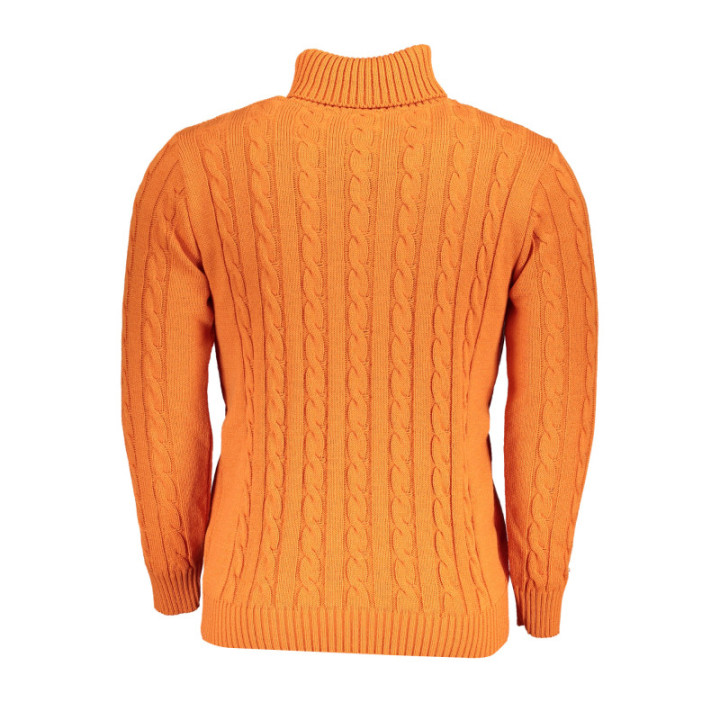 PULL ORANGE POUR HOMMES US GRAND