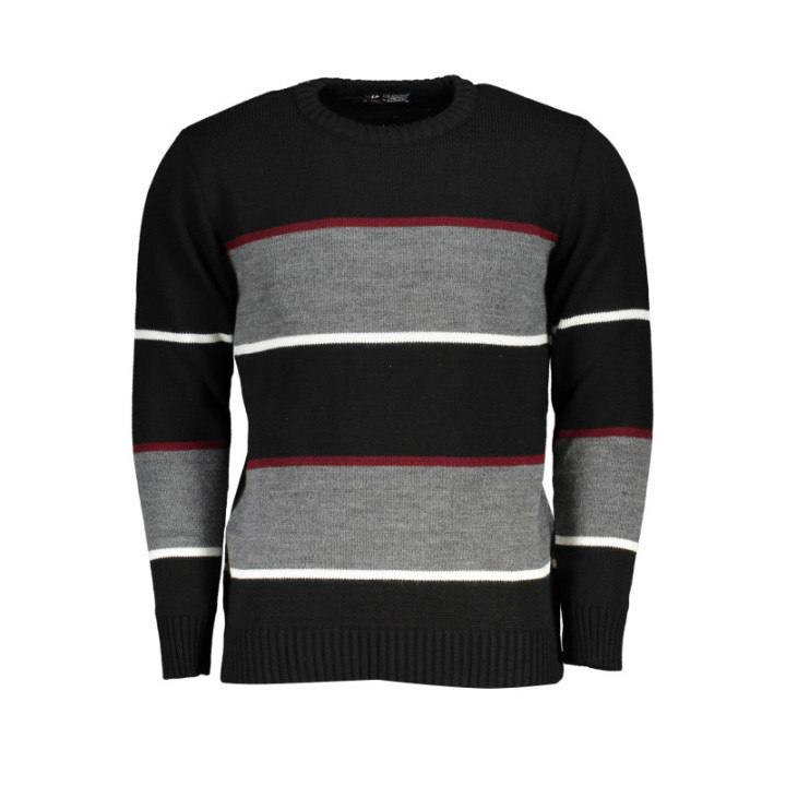 PULL NOIR POUR HOMME US GRAND