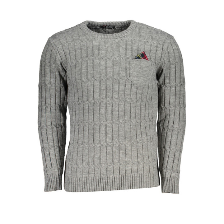 PULL GRIS POUR HOMME US GRAND