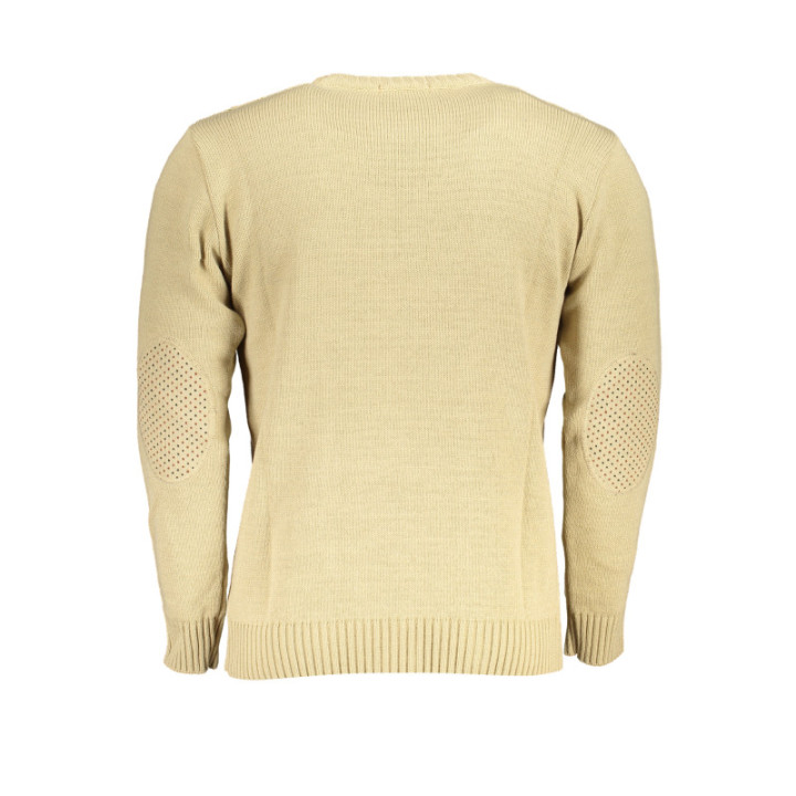 PULL BEIGE POUR HOMME US GRAND