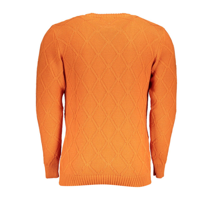PULL ORANGE POUR HOMMES US GRAND