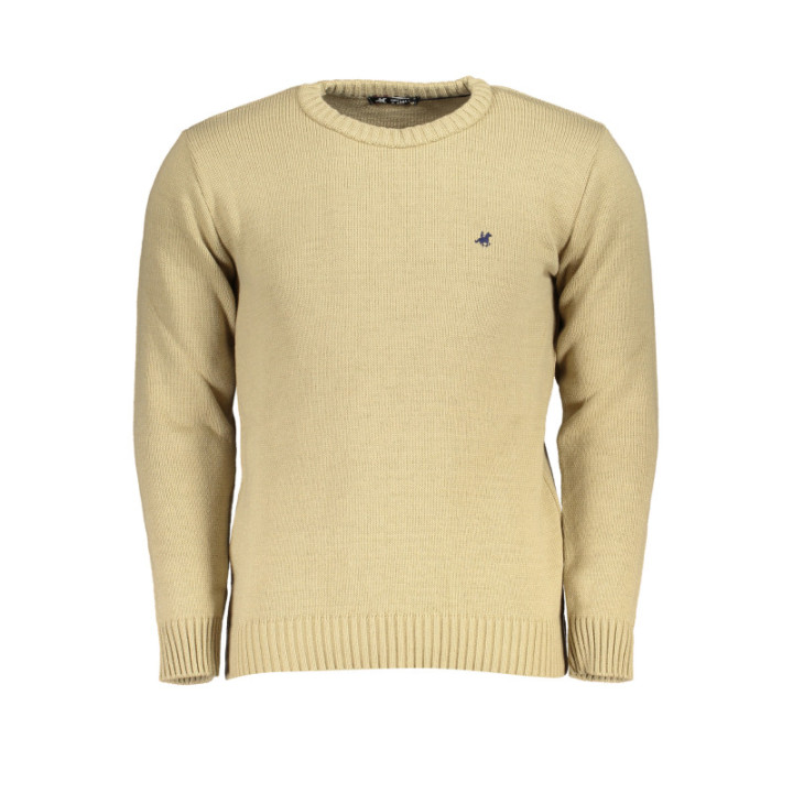 PULL BEIGE POUR HOMME US GRAND