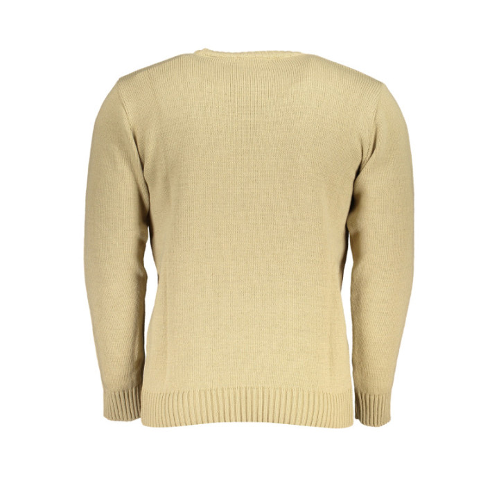 PULL BEIGE POUR HOMME US GRAND