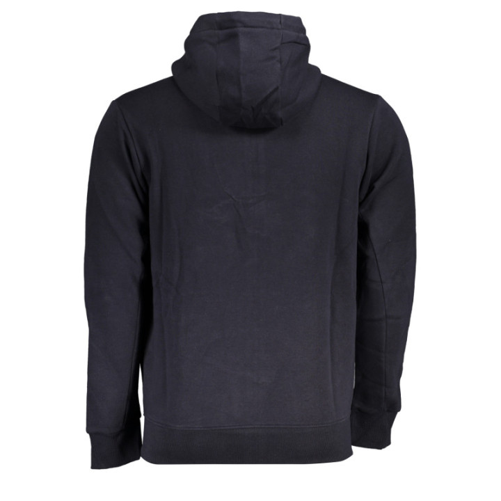 SWEAT-SHIRT BLEU À FERMETURE ÉCLAIR POUR HOMME US GRAND