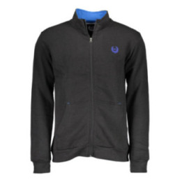 SWEAT-SHIRT HOMME NOIR AVEC ZIP GIAN MARCO VENTURI