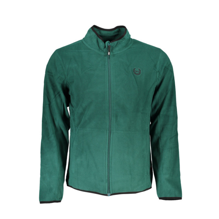 SWEAT-SHIRT ZIPPÉ VERT POUR HOMME GIAN MARCO VENTURI
