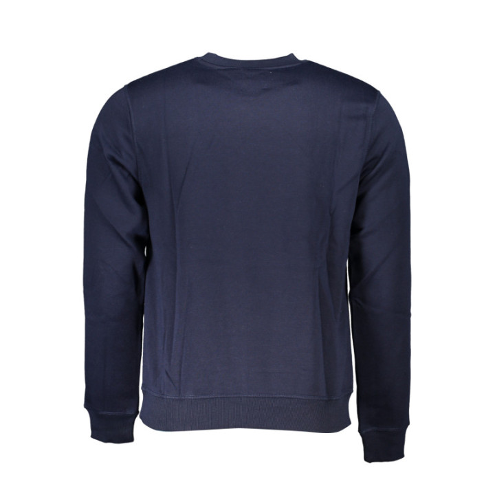 SWEAT-SHIRT SANS FERMETURE ÉCLAIR BLEU POUR HOMMES GIAN MARCO VENTURI