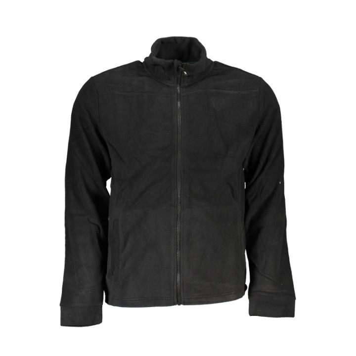 SWEAT-SHIRT ZIPPÉ NOIR GIAN MARCO VENTURI POUR HOMMES