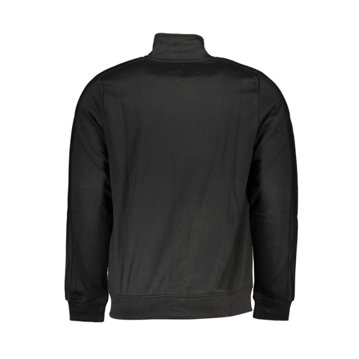 SWEAT-SHIRT ZIPPÉ NOIR GIAN MARCO VENTURI POUR HOMMES