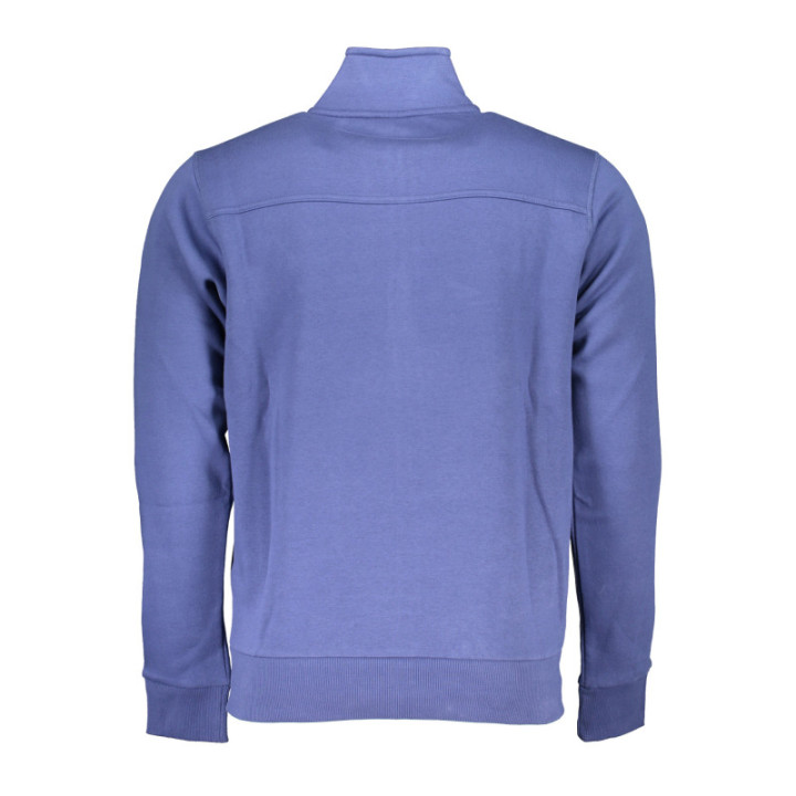 SWEAT-SHIRT BLEU À FERMETURE ÉCLAIR POUR HOMME US GRAND
