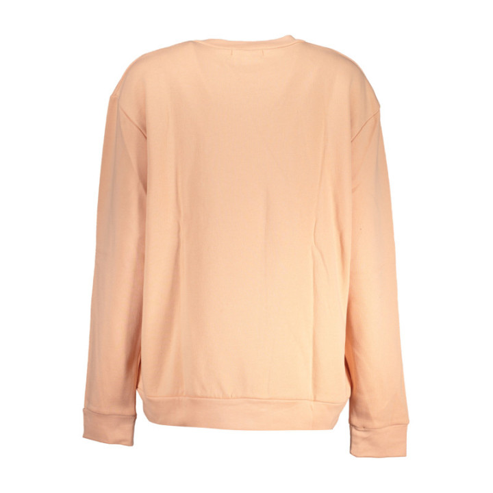 SWEAT-SHIRT FEMME CAVALLI CLASS ROSE SANS ZIP