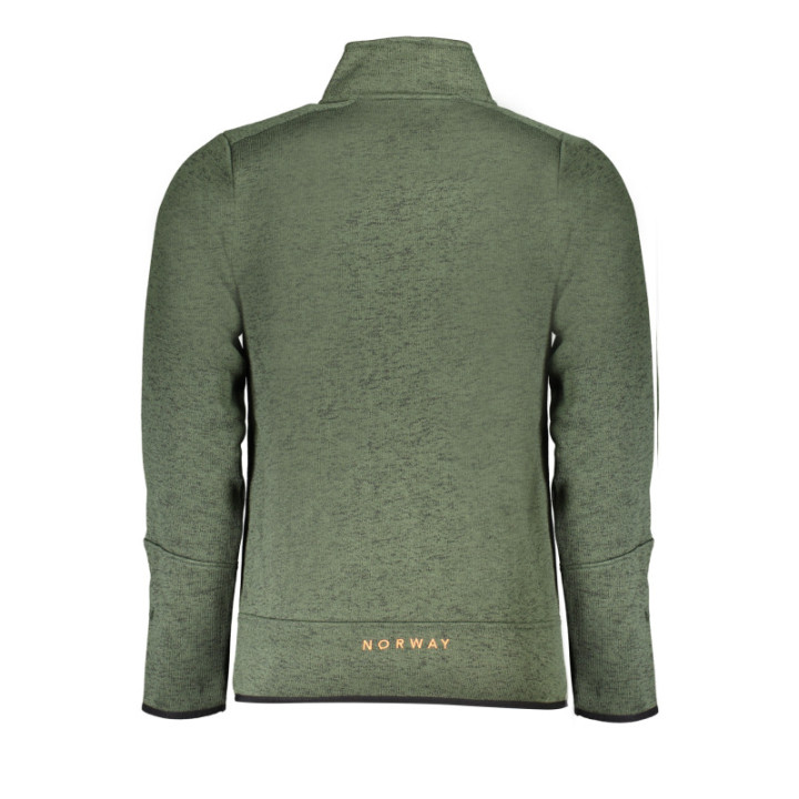 NORVÈGE 1963 SWEAT-SHIRT ZIPPÉ VERT POUR HOMME