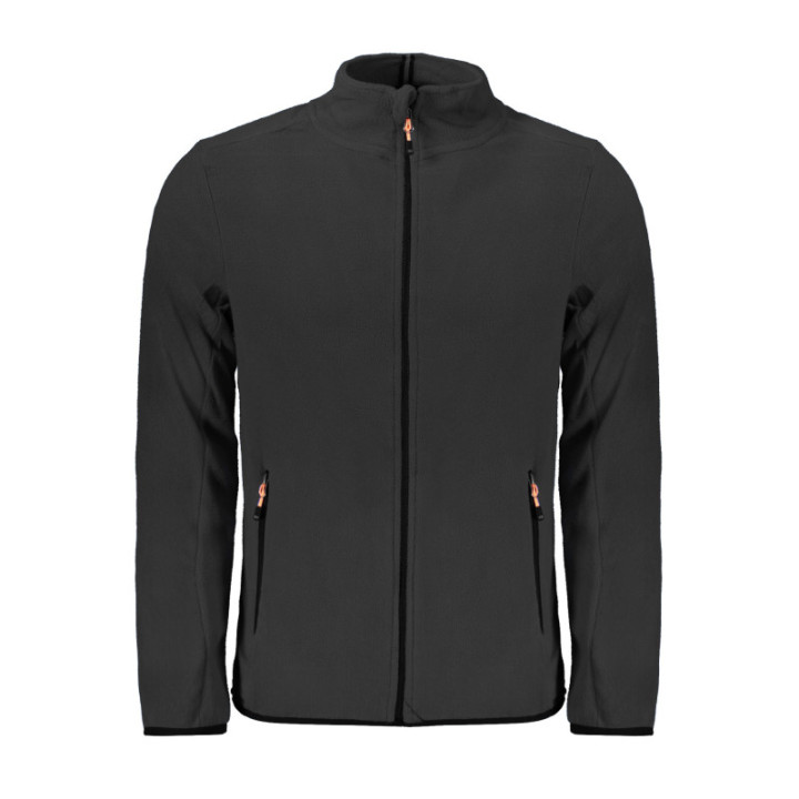 NORVÈGE 1963 SWEAT-SHIRT ZIPPÉ NOIR POUR HOMME
