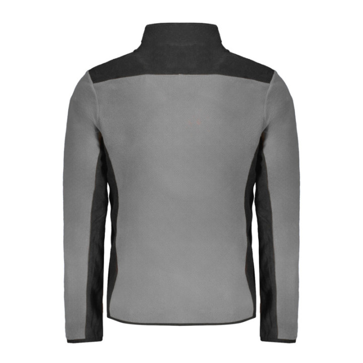 NORVÈGE 1963 SWEAT-SHIRT ZIPPÉ GRIS POUR HOMME