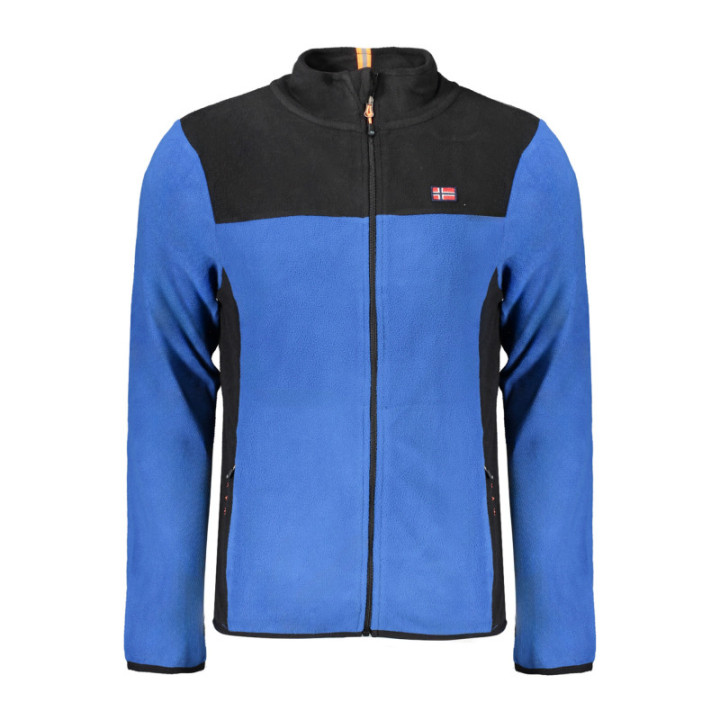 SWEAT-SHIRT ZIPPÉ HOMME NORVÈGE 1963 BLEU