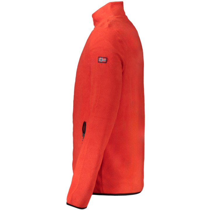 NORVÈGE 1963 SWEAT-SHIRT ZIPPÉ ROUGE POUR HOMME