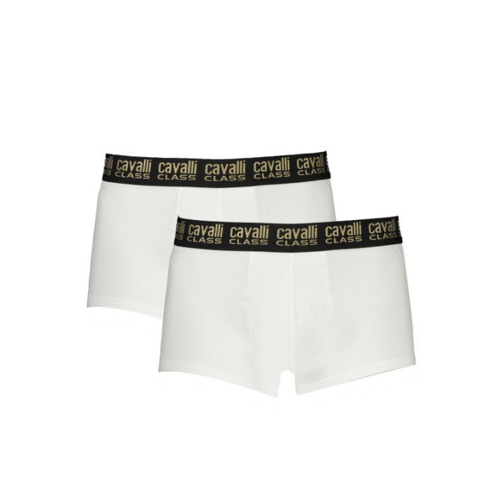 BOXER CAVALLI CLASS HOMME BLANC